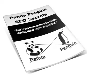 eCover representing Panda Penguin SEO Secrets eBooks & Reports with Master Resell Rights