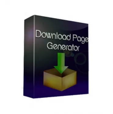 eCover representing Download Page Generator Videos, Tutorials & Courses with Master Resell Rights