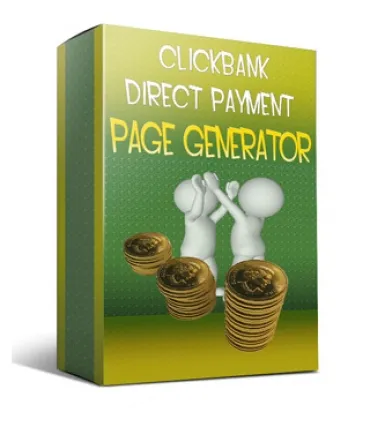 eCover representing Clickbank Direct Payment Page Generator Videos, Tutorials & Courses with Master Resell Rights