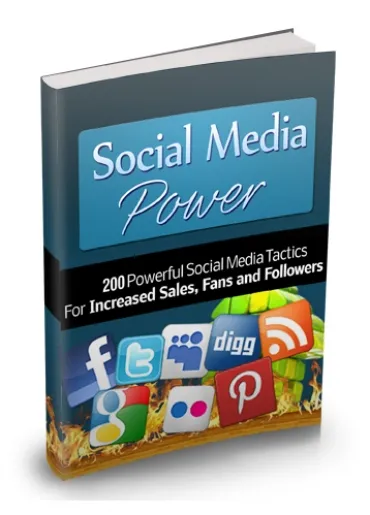 eCover representing Social Media Power eBooks & Reports with Master Resell Rights