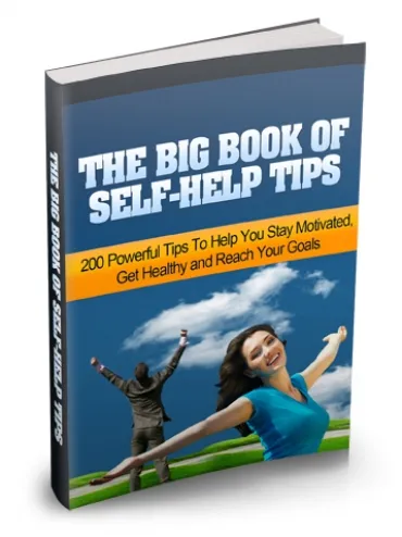 eCover representing The Big Book of Self-Help Tips eBooks & Reports with Master Resell Rights