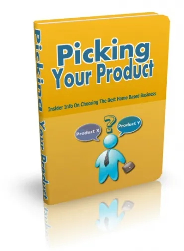 eCover representing Picking Your Product eBooks & Reports with Master Resell Rights