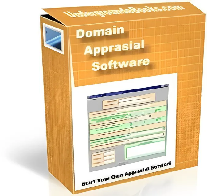 eCover representing Domain Appraisal Software Software & Scripts with Master Resell Rights