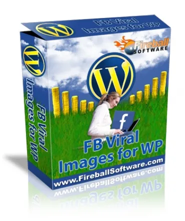 eCover representing FB Viral Images for WP  with Master Resell Rights