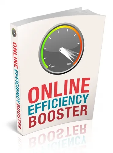 eCover representing Online Efficiency Booster eBooks & Reports with Personal Use Rights