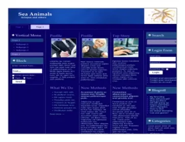 Sea Animals Templates small