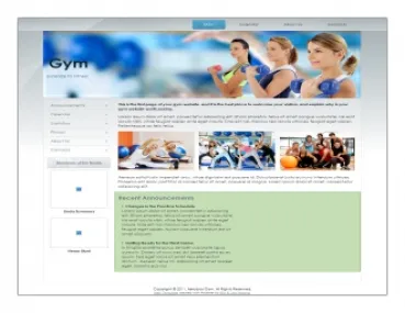 eCover representing Gym Fitness Templates  with Private Label Rights