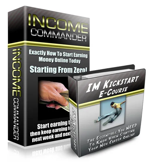eCover representing Income Commander eBooks & Reports with Master Resell Rights