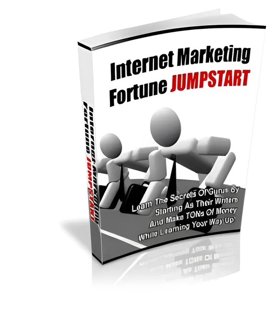 eCover representing Internet Marketing Fortune Jumpstart eBooks & Reports with Master Resell Rights