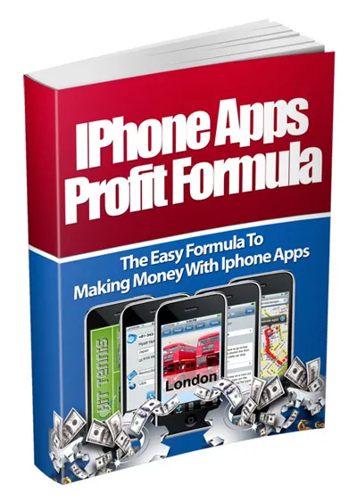 eCover representing Iphone Apps Profit Formula eBooks & Reports with Master Resell Rights