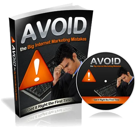 eCover representing Avoid the Big Internet Marketing Mistakes eBooks & Reports with Master Resell Rights