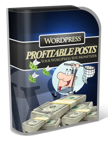 eCover representing Wordpress Profitable Posts  with Master Resell Rights