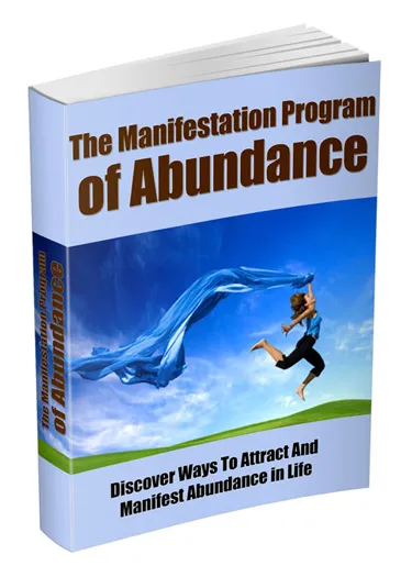 eCover representing The Manifestation Program Of Abundance eBooks & Reports with Master Resell Rights