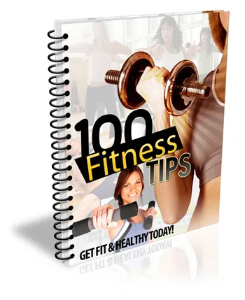 eCover representing 100 Fitness Tips eBooks & Reports with Master Resell Rights