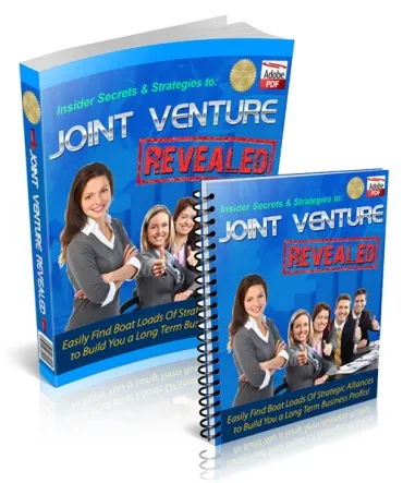 eCover representing Joint Venture Revealed eBooks & Reports with Master Resell Rights