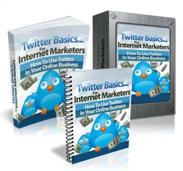 eCover representing Twitter Basics For Internet Marketers eBooks & Reports with Master Resell Rights