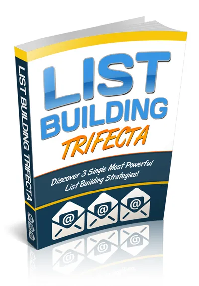 eCover representing List Building Trifecta eBooks & Reports with Private Label Rights