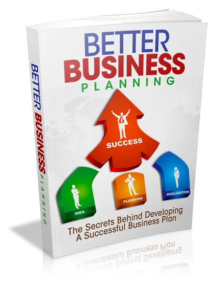 eCover representing Better Business Planning eBooks & Reports with Master Resell Rights