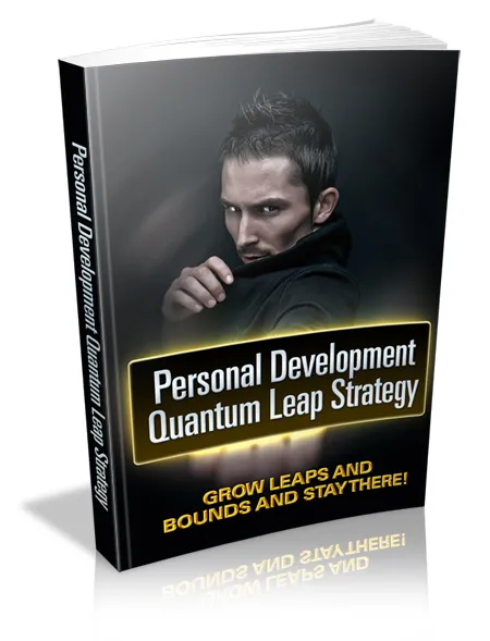 eCover representing Personal Development Quantum Leap Strategy eBooks & Reports with Master Resell Rights