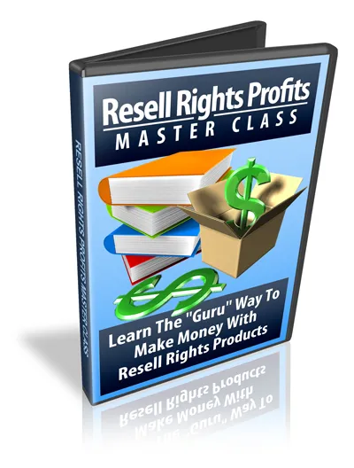 eCover representing Resell Rights Profits Master Class Videos, Tutorials & Courses with Master Resell Rights
