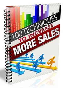 100 Techniques to Increase More Sales small