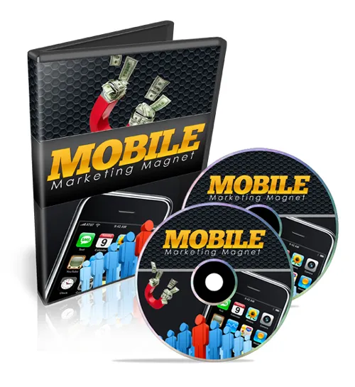 eCover representing Mobile Marketing Magnet Videos, Tutorials & Courses with Master Resell Rights