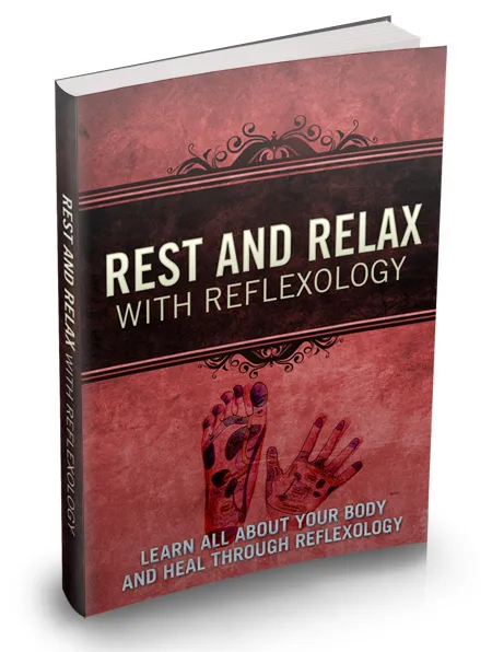 eCover representing Rest And Relax With Reflexology eBooks & Reports with Master Resell Rights