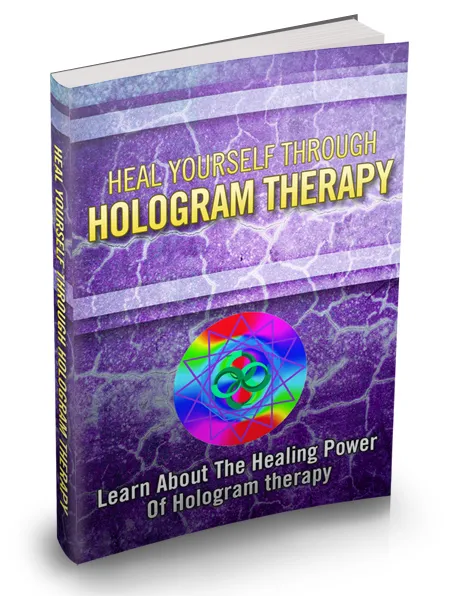eCover representing Heal Yourself Through Hologram Therapy eBooks & Reports with Master Resell Rights