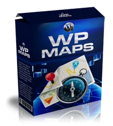 eCover representing WP Maps Plugin  with Master Resell Rights