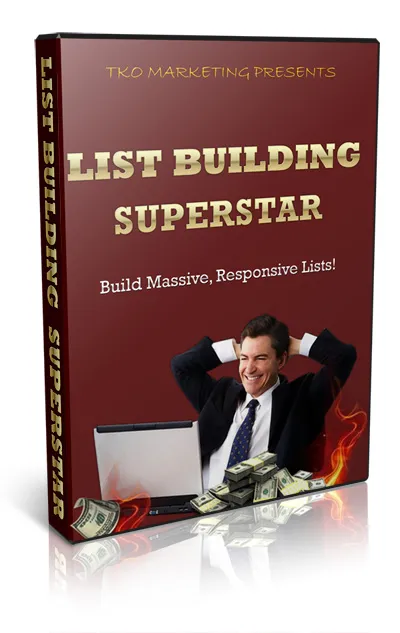 eCover representing List Building Superstar Videos, Tutorials & Courses with Master Resell Rights