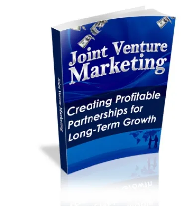 eCover representing Joint Venture Marketing eBooks & Reports with Master Resell Rights