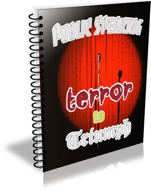 eCover representing Public Speaking Terror To Triumph eBooks & Reports with Private Label Rights