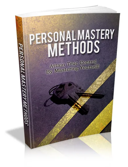 eCover representing Personal Mastery Methods eBooks & Reports with Master Resell Rights