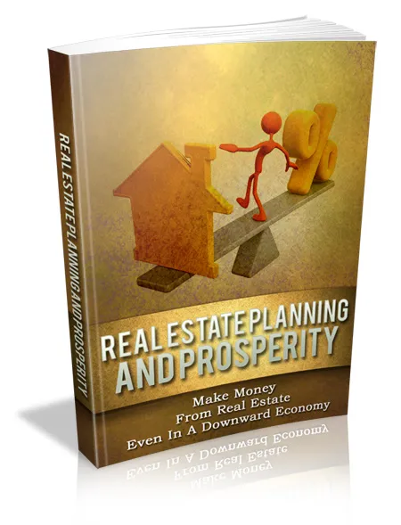 eCover representing Real Estate Planning And Prosperity eBooks & Reports with Master Resell Rights
