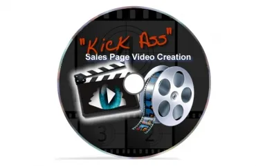 eCover representing Kick Ass Sales Page Video Creation Videos, Tutorials & Courses with Master Resell Rights