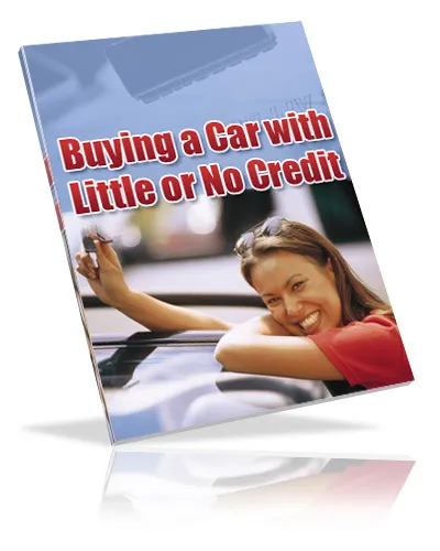 eCover representing Buying A Car With Little Or No Credit eBooks & Reports with Private Label Rights