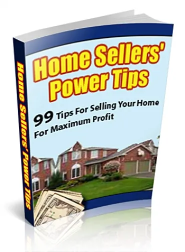 eCover representing Home Sellers' Power Tips eBooks & Reports with Private Label Rights