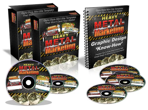eCover representing Heavy Metal Marketing eBooks & Reports with Master Resell Rights
