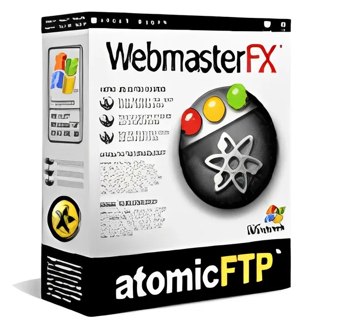 eCover representing Atomic FTP Software & Scripts with Master Resell Rights