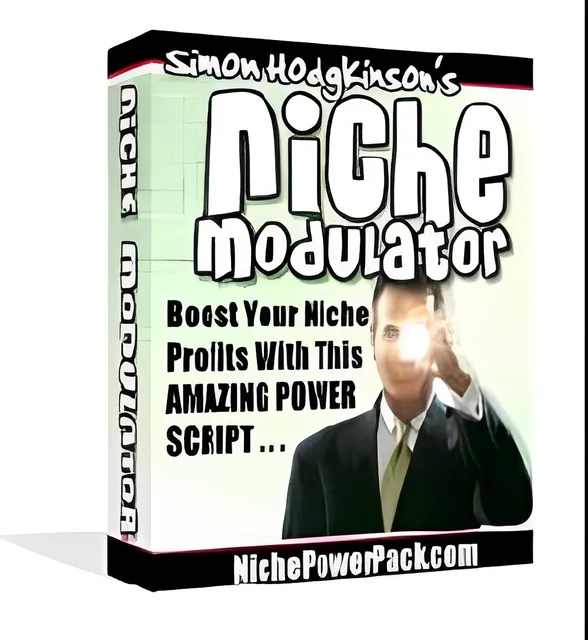 eCover representing Niche Modulator Software & Scripts with Master Resell Rights