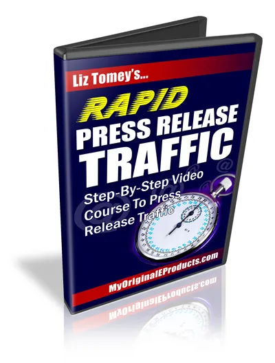 eCover representing Rapid Press Release Traffic Videos, Tutorials & Courses with Master Resell Rights