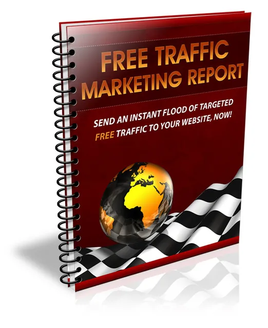eCover representing Free Traffic Marketing Report eBooks & Reports with Private Label Rights