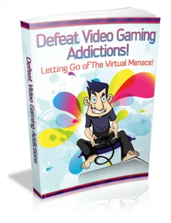 eCover representing Defeat Video Gaming Addictions! eBooks & Reports with Master Resell Rights