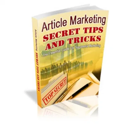 eCover representing Article Marketing Secret Tips And Tricks eBooks & Reports with Master Resell Rights