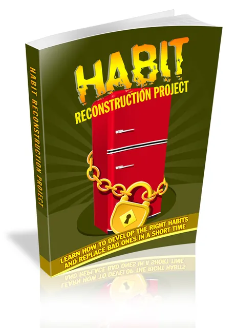 eCover representing Habit Reconstruction Project eBooks & Reports with Master Resell Rights