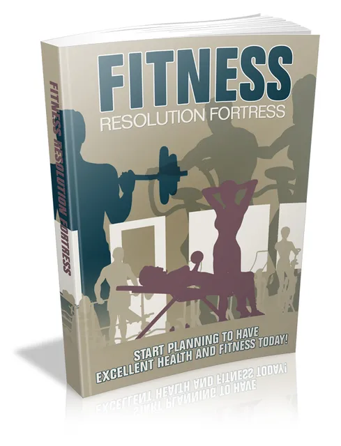 eCover representing Fitness Resolution Fortress eBooks & Reports with Master Resell Rights