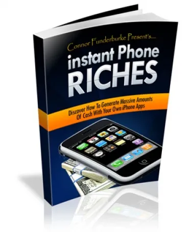 eCover representing Instant Phone Riches eBooks & Reports with Master Resell Rights