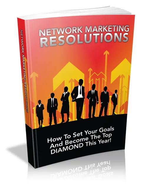 eCover representing Network Marketing Resolutions eBooks & Reports with Master Resell Rights
