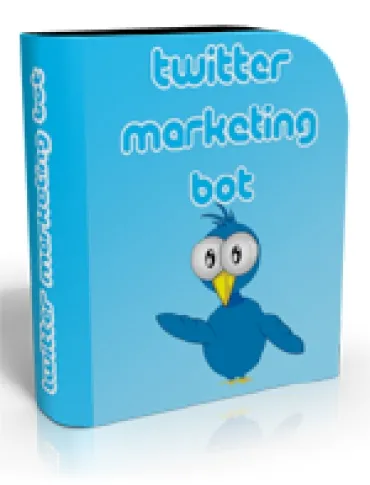 eCover representing Twitter Marketing Bot Videos, Tutorials & Courses with Private Label Rights