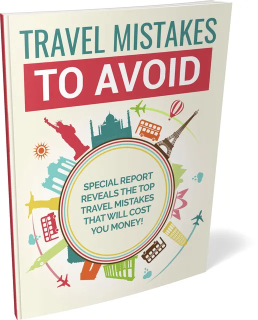 eCover representing Travel Mistakes To Avoid eBooks & Reports with Private Label Rights